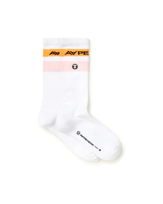 ايه ايه بي إي AAPENOW logo striped socks